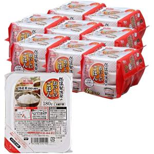お茶碗1.2杯分アイリスオーヤマ パックご飯 180g x 24 個 国産米 100% 低温製法米 非常食 米 レトルト｜kirelab-net