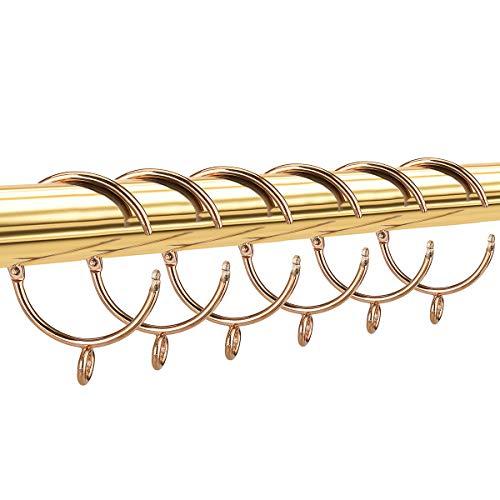 ＫａｉＹｉ シャワーカーテンリング スライドリング開口設計カーテンリングフック内径38mm 20個入...