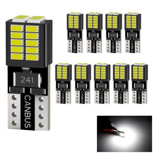 T10 LED ホワイト 6000ｋ爆光 10個 LED T10 車検対応 3014LEDチップ26連 12V 車用 ポジション/ライセンスラン｜kirelab-net