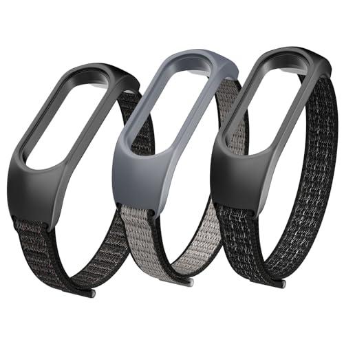 MoKo Mi Band 7 用ベルト 3枚セット Xiaomi Smart Band 7/6/5/...