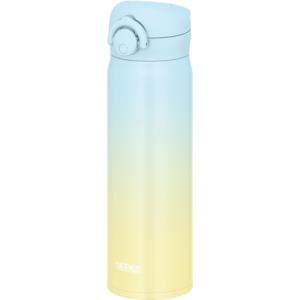 サーモス 水筒 真空断熱ケータイマグ 500ml ライトブルーイエロー 飲み口外せてお手入れ簡単 軽量タイプ ワンタッチオープン ステンレス ボ｜kirelab-net
