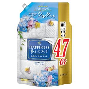 レノア ハピネス 夢ふわタッチ 柔軟剤 パステルフローラル 詰め替え 1880mL[大容量]｜kirelab-net
