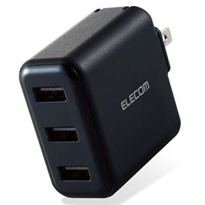 エレコム(ELECOM) USB コンセント 充電器 合計18W Type-A×3  iPhone (iPhone13シリーズ対応) / And｜kirelab-net