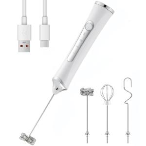 ミルクフォーマー 充電式 ミルク泡立て器 YooiDO ミルクフローサー電動 あわだてき カプチーノミキサー 電動 USB充電式 3段階調整 コ｜ルミナスエイト ヤフー店