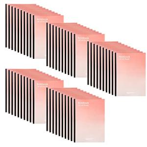 ベーシック ノート オリジナル A4 A罫(7mm)40枚綴り 50冊 レッド｜kirelab-net