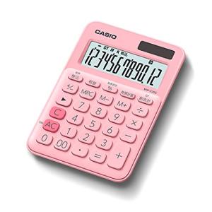 カシオ カラフル電卓 ペールピンク 12桁 ミニジャストタイプ MW-C20C-PK-N｜kirelab-net