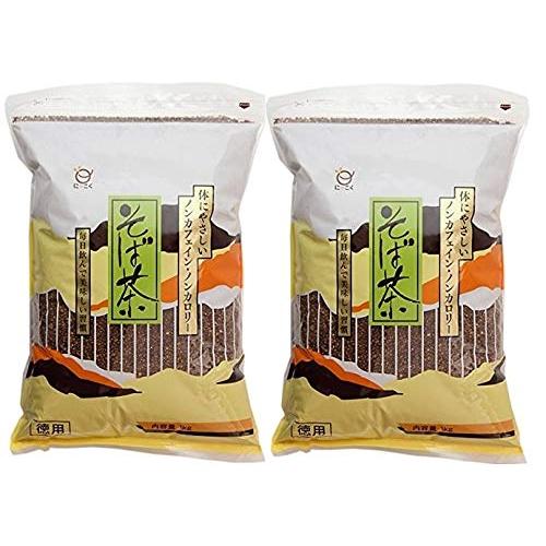 日穀製粉 純そば茶 1kg 2袋セット