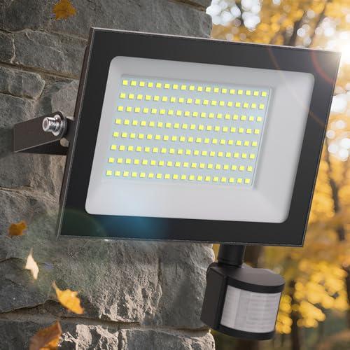 CLY センサーライト LED 80W 人感明暗センサー コンセント式 超高輝度 10000LM 投...