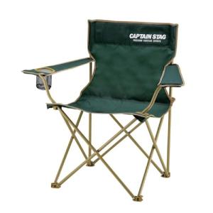 キャプテンスタッグ(CAPTAIN STAG) CS ラウンジチェア グリーン UC-1676 幅820×奥行510×高さ800mm｜kirelab-net
