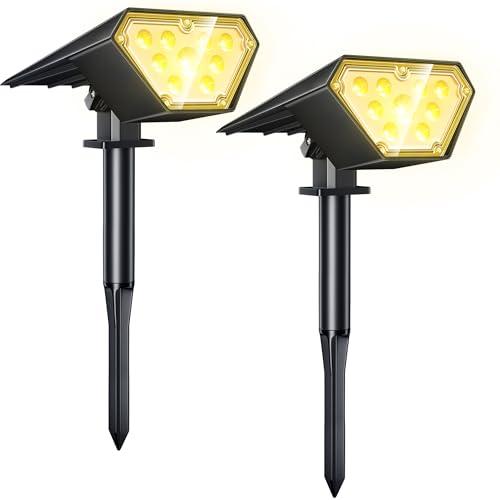 NFESOLAR ソーラー ガーデンライト スポットライト ソーラーライト屋外 庭園照明 明暗センサ...