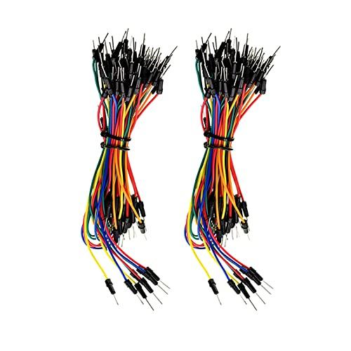 サムコス ジャンパーワイヤー 130本セット ジャンパー線 コネクタライン ワイヤキット オス-オス...