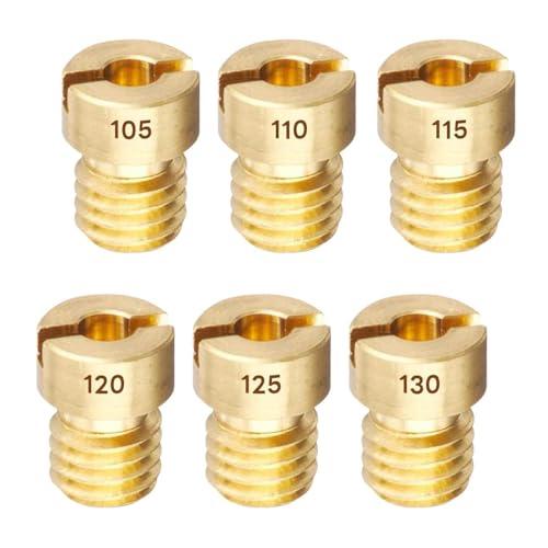 Jetsetmoto メインジェット セット ケーヒン 丸型/大 M/J (6×8) #105、#1...