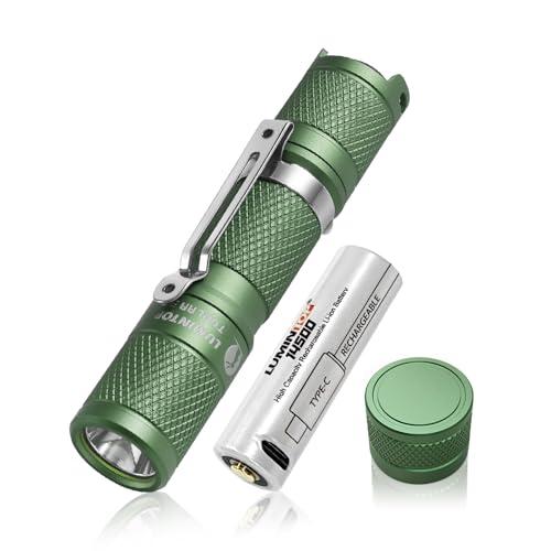 LUMINTOP 小型軽量LED懐中電灯 フラッシュライト 明るさ900ルーメン 連続点灯60時間 ...