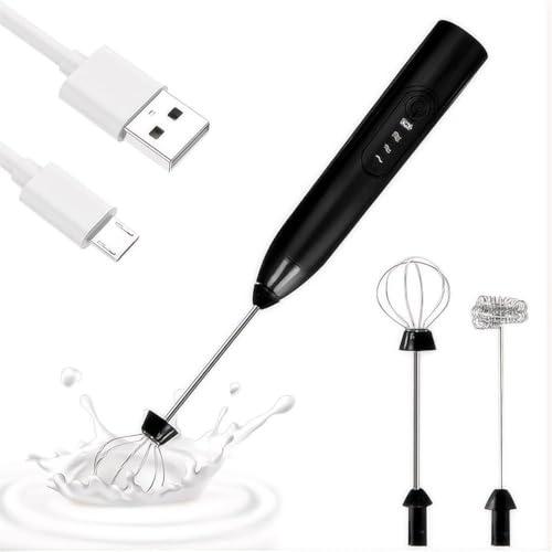 T SHAREXE 泡立て器 電動＆ミルクフォーマー 電動 泡立て器 ミニ＆ミルク フォー マー -...