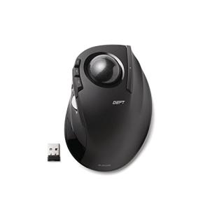 エレコム トラックボールマウス 人差し指 8ボタン チルト機能 無線 ブラック M-DT1DRBK｜kirelab-net