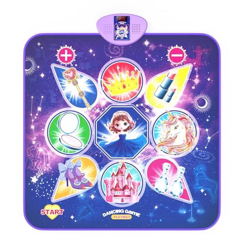 EagleStone おもちゃ ダンスマット ゲーム 電子ピアノマット 4つモード 自動採点 LED...