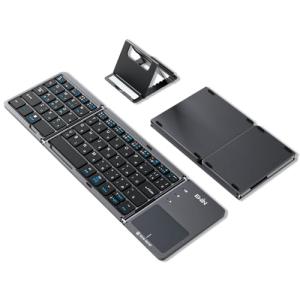 Ewin キーボード bluetooth 折りたたみ ワイヤレス タッチパッド付き keyboard 無線 日本語配列 ブルートゥース ios