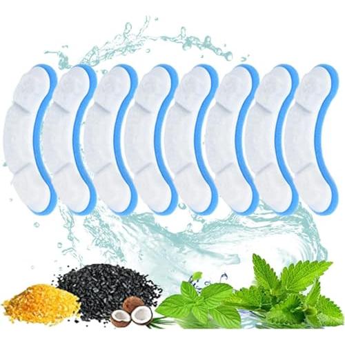 YBGGJO 猫 水飲み器 用フィルター ペット自動給水器 8枚入 活性炭 イオン樹脂 取り外し 軟...