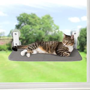 GUUSII HOME 猫窓ベッド ねこベッド 猫ハンモック 折畳み式猫ハンモック 吸盤 猫窓用ハンモック 猫窓ベッド 窓ハンモック 猫窓ベッド｜kirelab-net