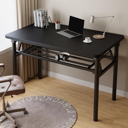 PQNLXLN 折りたたみ デスク パソコンデスク PC机 完成品 組立不要 幅80CM 幅100c...