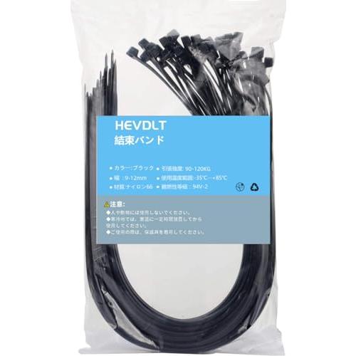 屋外 耐候性 結束バンド 長さ1200mm、幅9mm、耐荷重80kg、強力ナイロン66、耐紫外線性，...
