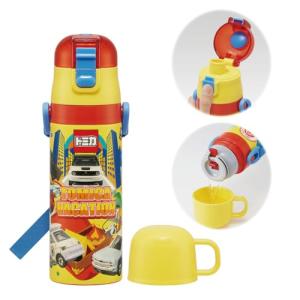 スケーター(Skater) 子供用 ステンレス 水筒 2way 直飲み 470ml コップ飲み 430ml トミカ 24 子供に優しい軽量タイプ｜kirelab-net