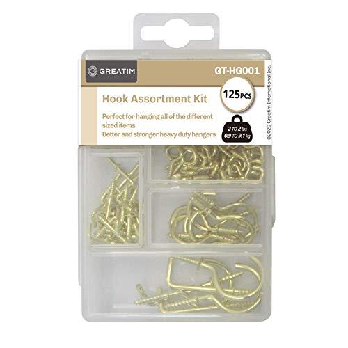 Greatim（グレートチム）石膏ボード・木壁対応 釘フック 吊り下げ金具 額縁金具 額掛け金具 壁...