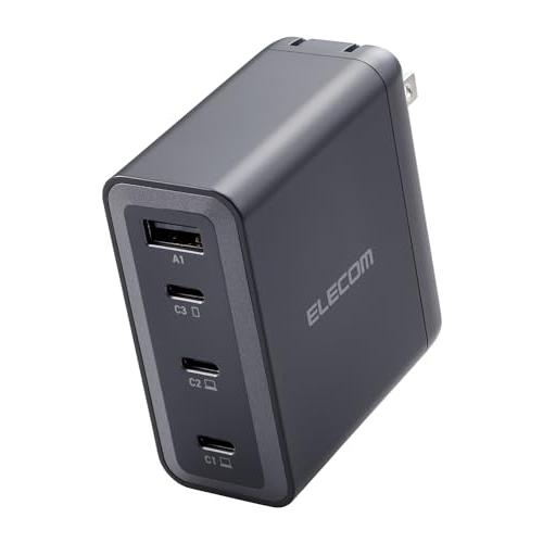 エレコム 充電器 150W USB PD対応 4ポート Type-C×3 1ポート最大100W 折り...