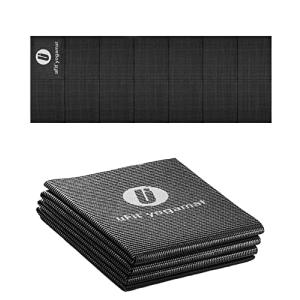 日本国内メーカーuFit Yogamat ヨガマット 折りたたみ 4mm 痛くない 滑らない 900g 軽量 61cm*173cm プロアスリー｜kirelab-net