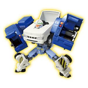 タカラトミー 『 トミカ ジョブレイバー JB07 クリーンブレイバー トヨタ ダイナ 清掃車 』 ミニカー 車 おもちゃ 3歳以上 箱入り 玩｜ルミナスエイト ヤフー店