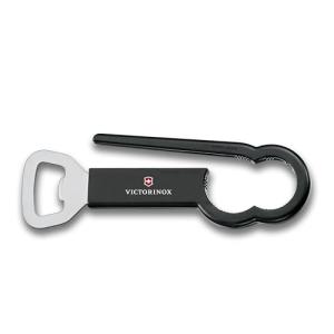 VICTORINOX(ビクトリノックス) ペットボトルオープナー 栓抜きとしても使えるPETボトルオープナー 17cm ブラック テコの原理で小｜kirelab-net