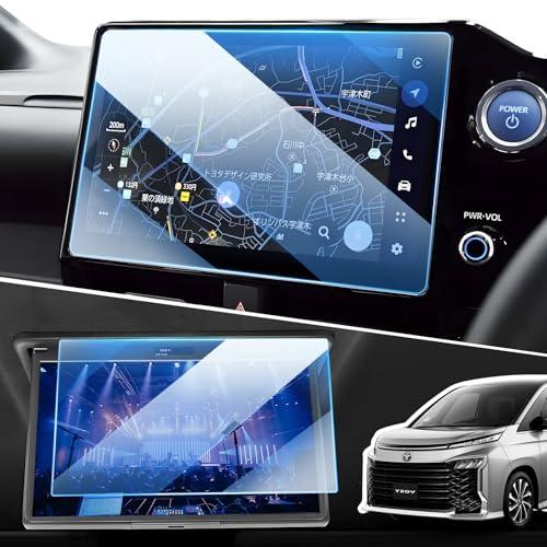 LANGBEAN トヨタ ノア ヴォクシー90系ナビ+後席モニターフィルム 2枚セット新型 10.5...