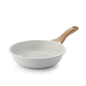 SENSARTE フライパン 24cm セラミックコーティング IH対応 ガス火対応 焦げ付きにくい 軽量 お手入れ簡単 有害物質不使用 ノンス｜kirelab-net