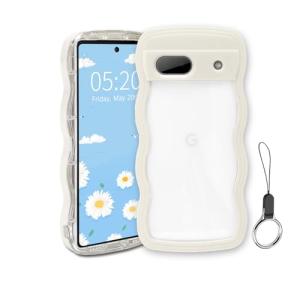 Google Pixel 6A ケース クリア ウェーブ ピクセル 6A TPU波状フレーム うねうね グーグル ピクセル6A 滑り止め スマホ｜kirelab-net