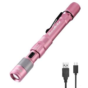 DuraBrite 懐中電灯 ハンディライト LEDライト ペンライト 300ルーメン 高輝度 4段階調光 アルミ合金製 USB充電式 軽量 ア｜kirelab-net