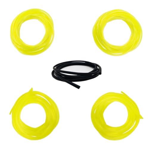 LIKENNY 草刈払機燃料ホース 4サイズ 2 mm x 3.5 mm， 2.5 mm x 5 m...