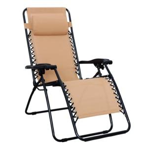 ベーシック 椅子 キャンプ アウトドアチェア 折りたたみ ゼログラビティーチェア 幅66cm x 奥行104-165cm x 高さ76-110c｜kirelab-net