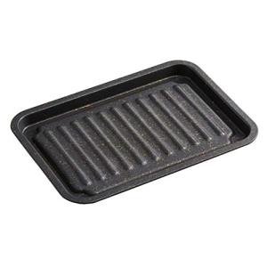 アイメディア(Aimedia) グリルトレー グリルプレート 魚焼き器 マーブルコート 魚焼きグリル 調理トレー トースター フッ素コート IH｜ルミナスエイト ヤフー店