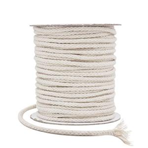 Tenn Well 綿紐 5mm 50m 太い編みマクラメロープ 手芸 壁掛け おもちゃ 盆栽などに (ベージュ)｜kirelab-net