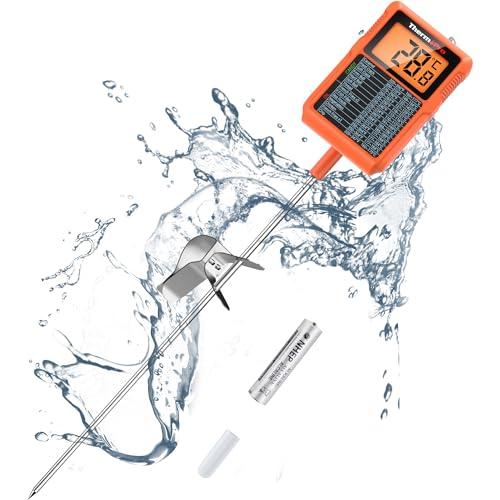 ThermoPro 温度計 料理 調理用温度計 中心温度計 防水 クッキング温度計 デジタル 20c...
