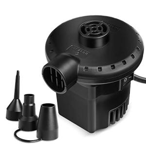 Deeplee 電動エアーポンプ 空気入れ 給気&排気両対応 コンセント式 AC100V 家庭用 エアーベッド ビニールプール 浮き輪 うきわ｜ルミナスエイト ヤフー店