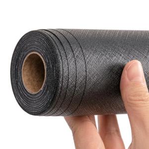 壁紙 シール 黒 剥がせる 壁紙の上から張る のり付き クスロ 天井 トレイ おしゃれ 賃貸 diy 防水 厚手 はがせる かべがみ シート 3｜kirelab-net