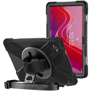 ProCase レノボ Tab M11/B11/K11 10.95インチ 2024発売 タブレット保護ケース 360°回転 ショルダーストラップ｜kirelab-net