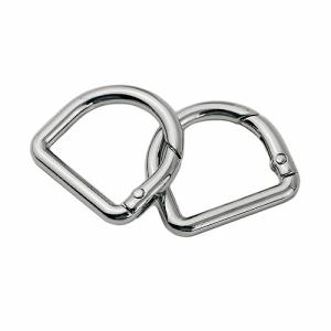 [LMAPUR] 2個 亜鉛合金 キーホルダー キーリング D型カラビナ 金具 丸カン バック用 留め金具 チャーム アクセサリーパーツ 手芸用｜kirelab-net
