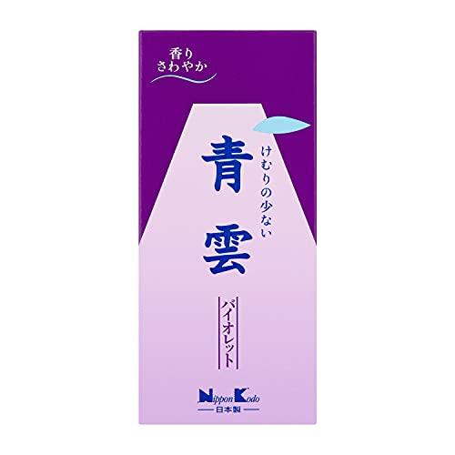 日本香堂(Nippon Kodo) 青雲バイオレットバラ 約80g