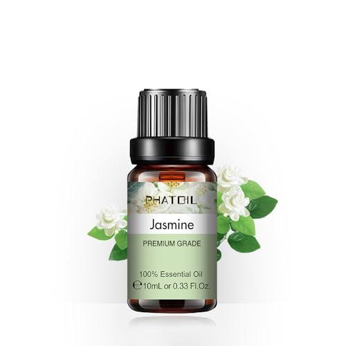 PHATOIL アロマオイル ジャスミン 精油 10ml エッセンシャルオイル アロマディフューザー...