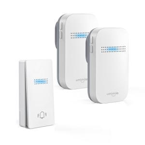 Umimile ワイヤレスチャイム 自動発電 玄関チャイム 電池不要 防水防塵 工事不要 38曲 4段階音量調節 100db 光でお知らせ メモ｜kirelab-net