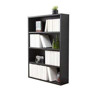 アイリスオーヤマ 本棚 コミックラック 大容量 幅59.9×奥行15×高さ84cm ブラック CORK-8460｜kirelab-net
