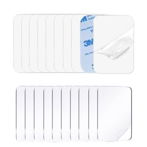 スチールプレート マグネット スチールシート 粘着 白い10枚65×45mm 厚め型約0.6mm 3M超強力両面テープ+ナノテープ10枚マグネッ｜kirelab-net