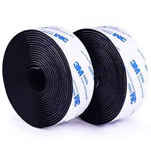 LIKENNY LIKENNY 面ファスナー 両面テープ 強力 マジック付きテープ 幅30mm×長3M 2本セット ファスナーテープ 強粘着裏糊｜kirelab-net